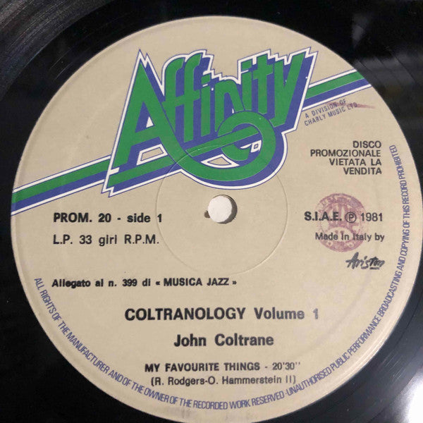 John Coltrane - Coltranology Volume One - 1981