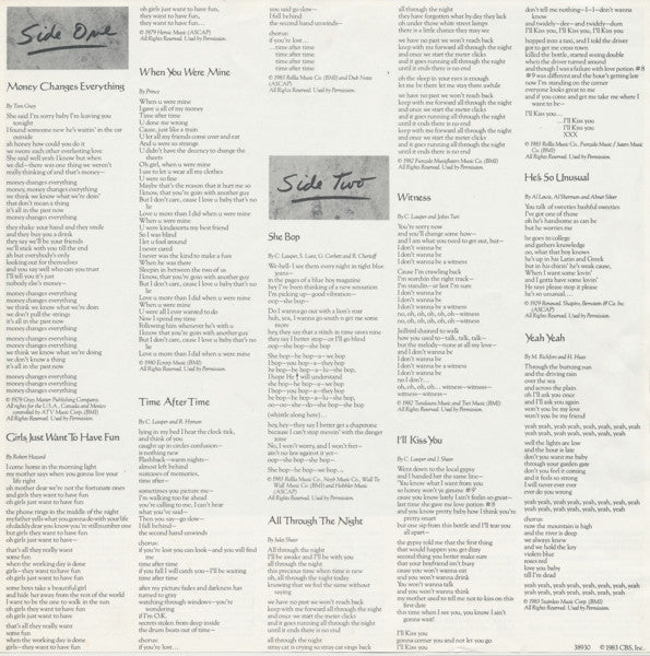 Cyndi Lauper - She's So Unusual - 1983