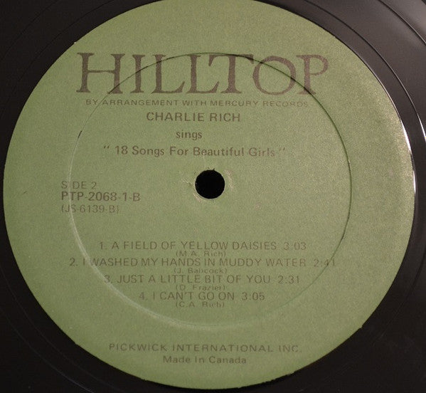 Charlie Rich - Charlie Rich Sings 18 Country Songs On 2 L.P.'s! - 1973