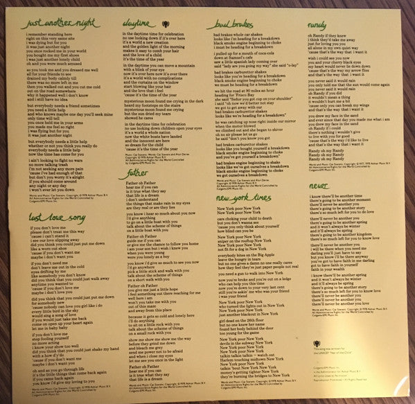 Cat Stevens - Back To Earth - 1978