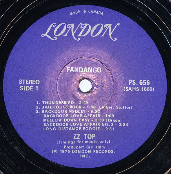 ZZ Top - Fandango! - 1975