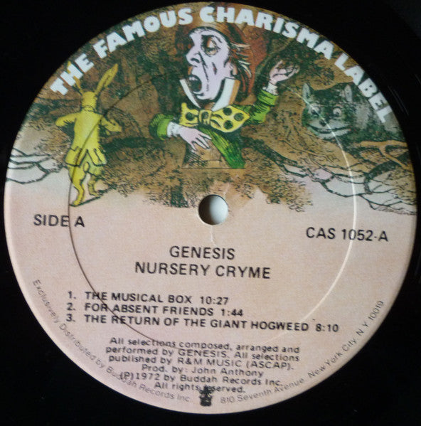 Genesis - Nursery Cryme Vinyl Record