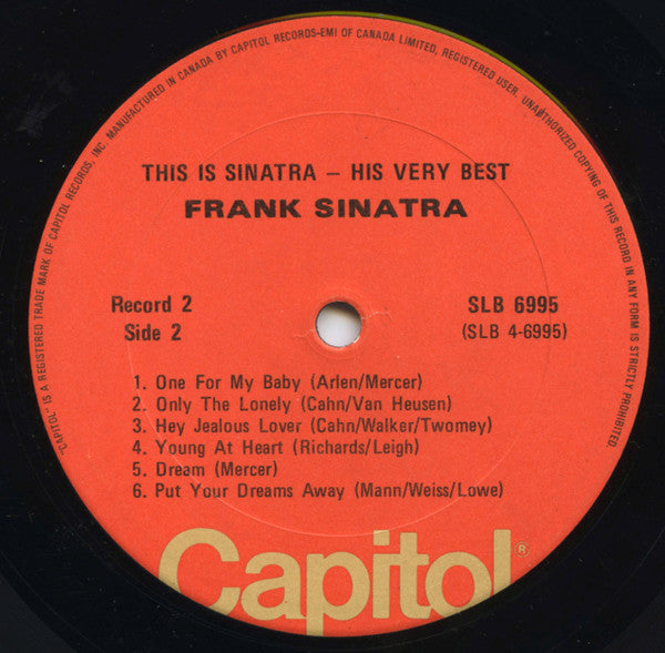Frank Sinatra - This Is Sinatra ...His Very Best -