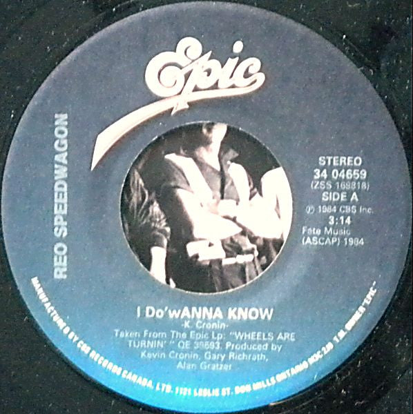 Reo Speedwagon - I Do'wanna Know - 1984