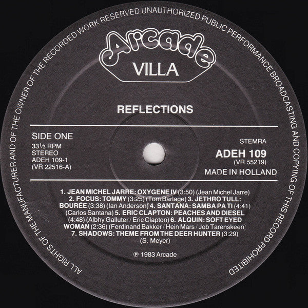 Various - Reflections - 28 Romantic Pop Instrumentals