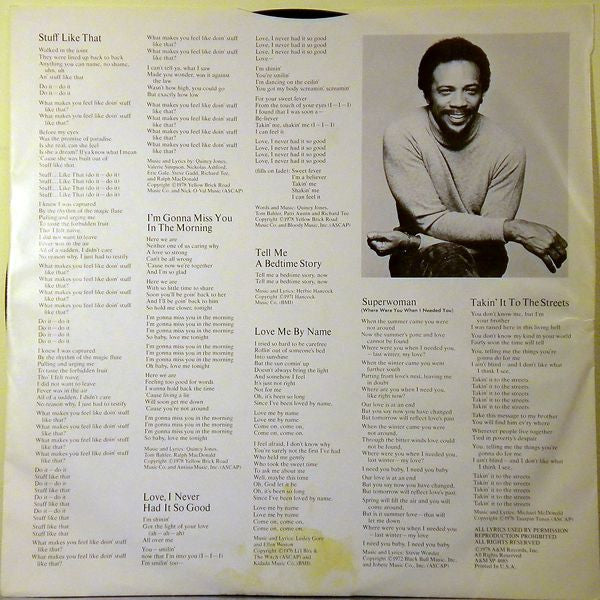 Quincy Jones - Sounds ... And Stuff Like That!!