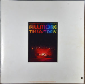 Various - Fillmore - The Last Days Vinyl Record