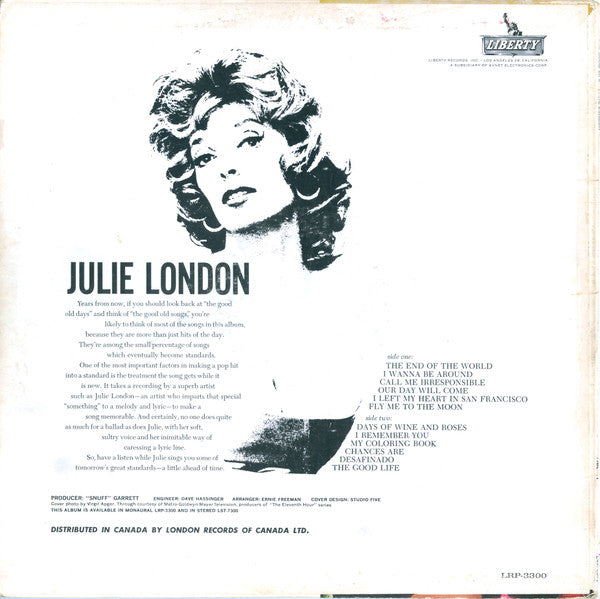 Julie London - The End Of The World