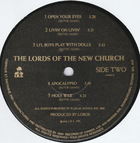 Lords Of The New Church - The Lords Of The New Church - 1982