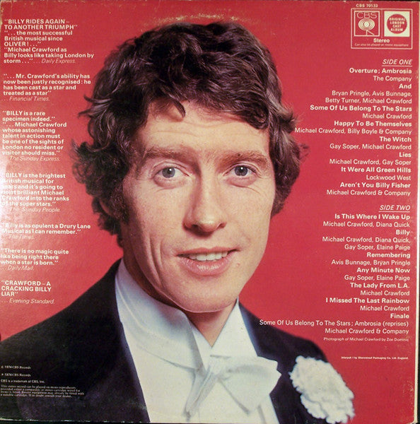 Michael Crawford - Billy — Original Cast Recording - 1974