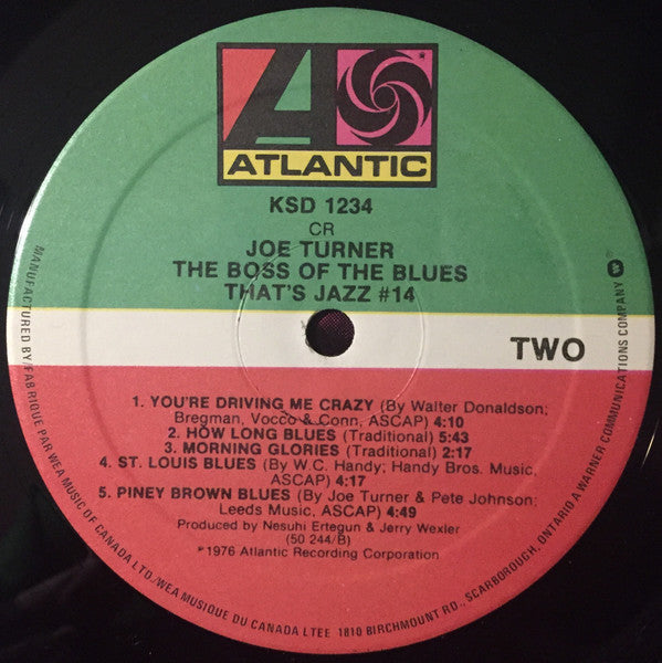 Big Joe Turner - The Boss Of The Blues 