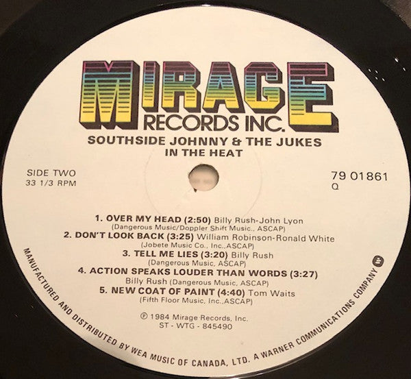 Southside Johnny & The Asbury Jukes - In The Heat - 1984