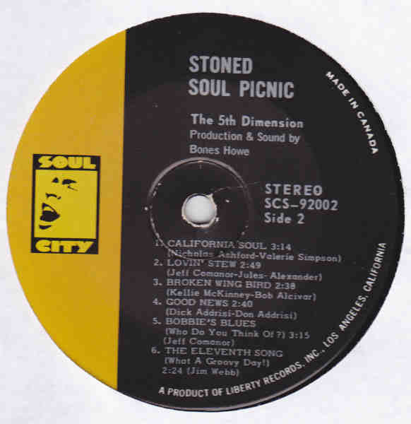 Fifth Dimension, The - Stoned Soul Picnic - 1968
