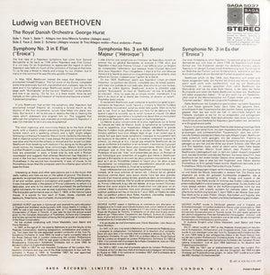 Ludwig van Beethoven - George Hurst Conducting Det Kongelige Kapel - Symphony No. 3 In E Flat, Opus 55 ("Eroica ") - 1972