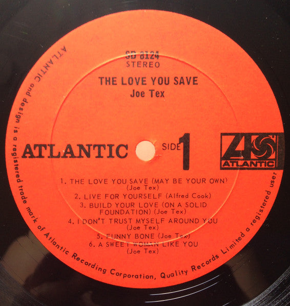 Joe Tex - The Love You Save - 1966