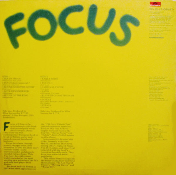 Focus - Focus - 1975