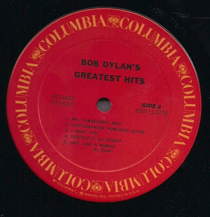 Bob Dylan - Bob Dylan's Greatest Hits Vinyl Record