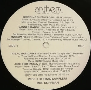 Moe Koffman Quintet - Oakville Place Presents Moe Koffman Jazz Quintet [Moe Koffman Sampler]  - 1980