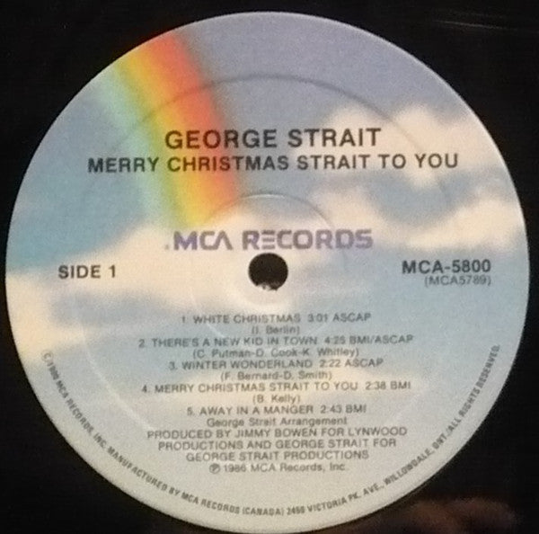 George Strait - Merry Christmas Strait To You - 1986