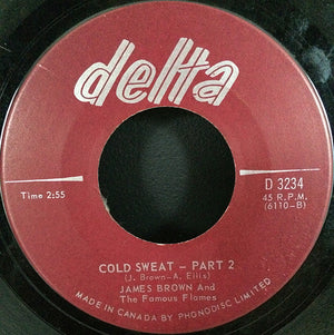 James Brown & The Famous Flames - Cold Sweat Part 1 / Cold Sweat Part 2 - 1967
