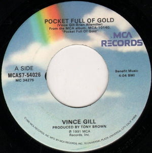 Vince Gill - Pocket Full Of Gold / A Little Left Over Vinyl Record