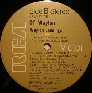 Waylon Jennings - Ol' Waylon Vinyl Record