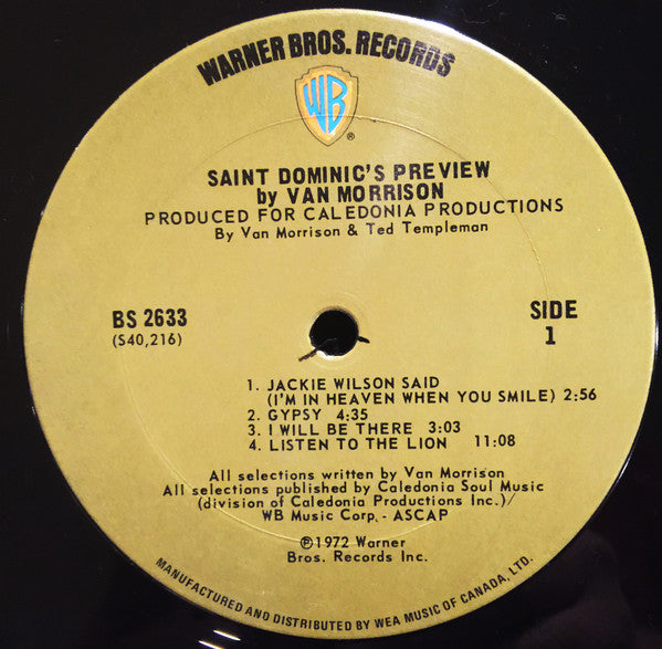 Van Morrison - Saint Dominic's Preview