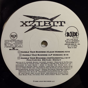Xzibit - Puddy Pop / Handle Your Business - 1998
