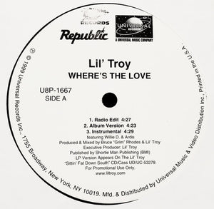 Lil' Troy - Where's The Love