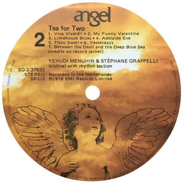 Stéphane Grappelli & Yehudi Menuhin - Tea For Two - 1978