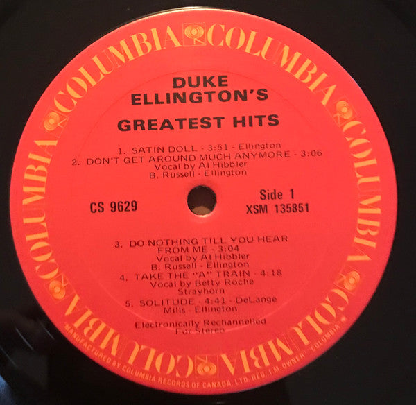 Duke Ellington - Duke Ellington's Greatest Hits -