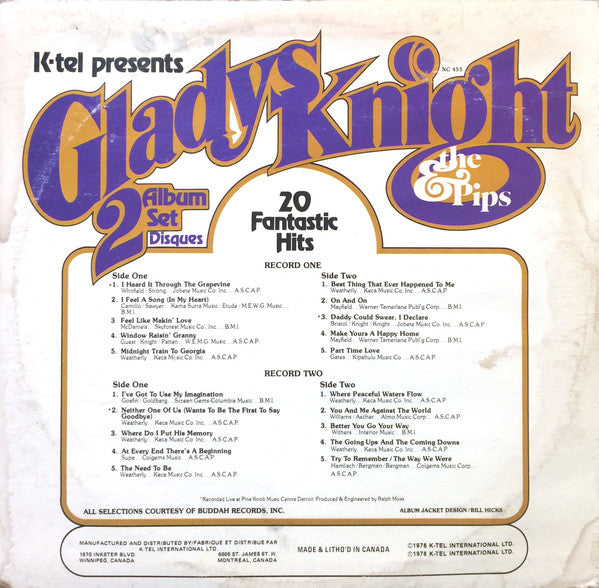 Gladys Knight And The Pips - 20 Fantastic Hits