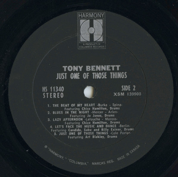 Tony Bennett - Just One Of Those Things - 1969