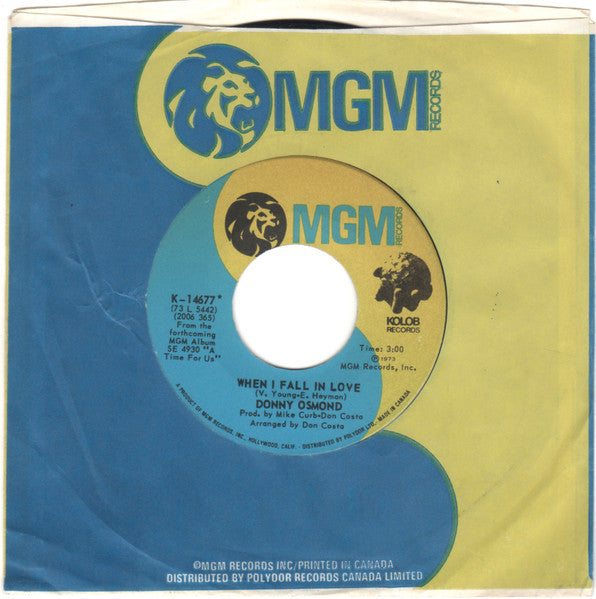 Donny Osmond - Are You Lonesome Tonight
