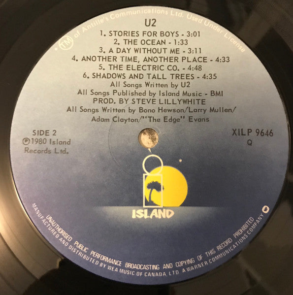 U2 - Boy - 1980