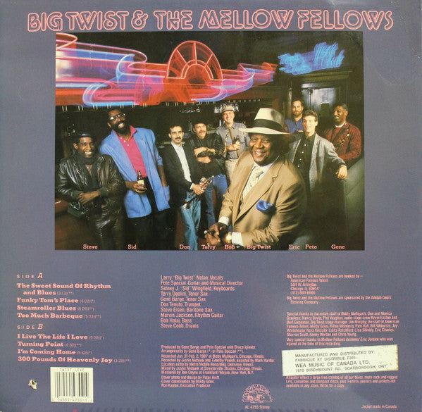 Big Twist And The Mellow Fellows - Live From Chicago! Bigger Than Life!!