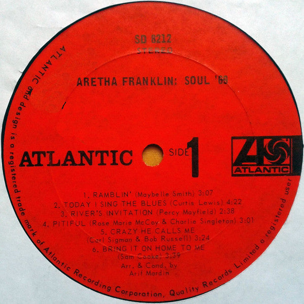Aretha Franklin - Soul '69 - 1969