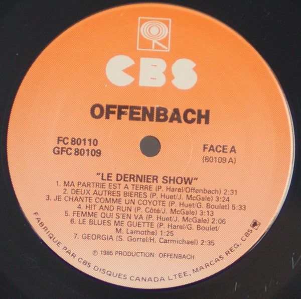 Offenbach - Le Dernier Show - 1986