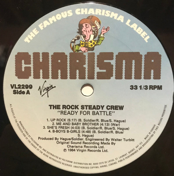The Rock Steady Crew - Ready For Battle - 1984 – Press Vinyl Cafe