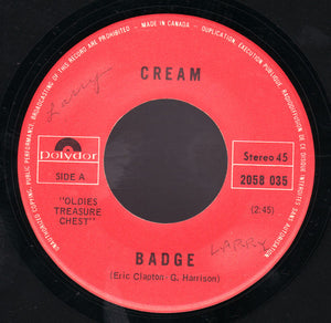 Cream (2) - Badge / Sunshine Of Your Love