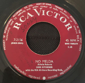 Lord Kitchener With RCA All Star Recording Orchestra, The - Mama This Is Mas / No Melda - 1964