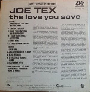 Joe Tex - The Love You Save - 1966