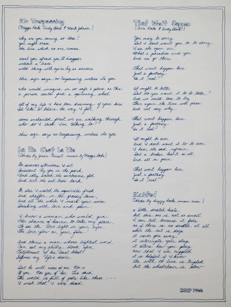 Roches, The - No Trespassing - 1986
