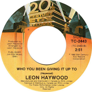 Leon Haywood - Don't Push It Don't Force It (Let It Happen Naturally)