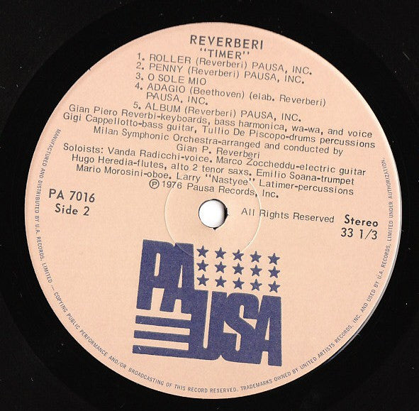 Gian Piero Reverberi - Timer - 1976