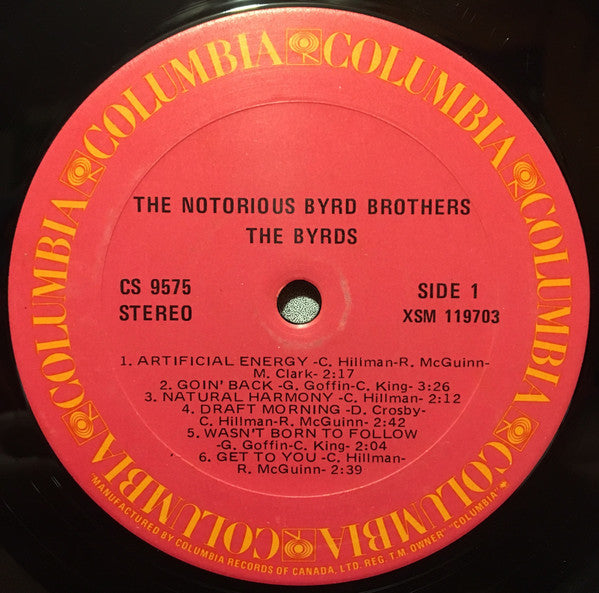 The Byrds - The Notorious Byrd Brothers Vinyl Record