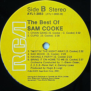 Sam Cooke - The Best Of Sam Cooke Vinyl Record