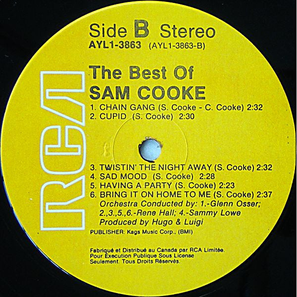 Sam Cooke - The Best Of Sam Cooke Vinyl Record