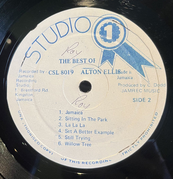 Alton Ellis - The Best Of Alton Ellis -