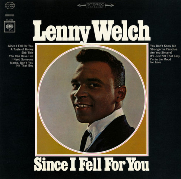 Lenny Welch - Since I Fell For You Vinyl Record